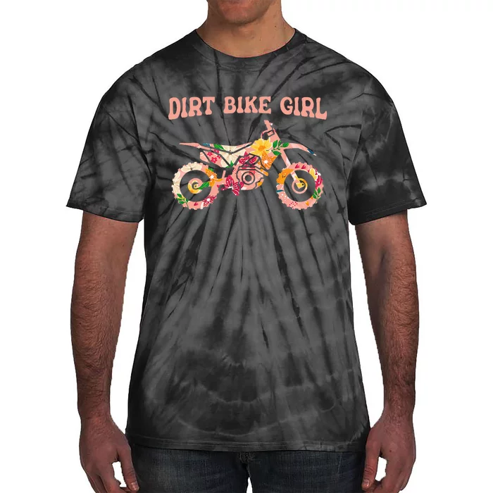 Funny Dirt Bike Motocross Dirt Biking Dirt Bike Girl Tie-Dye T-Shirt