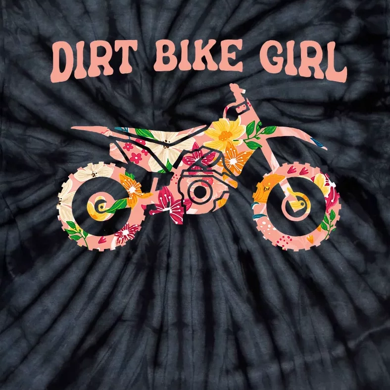 Funny Dirt Bike Motocross Dirt Biking Dirt Bike Girl Tie-Dye T-Shirt