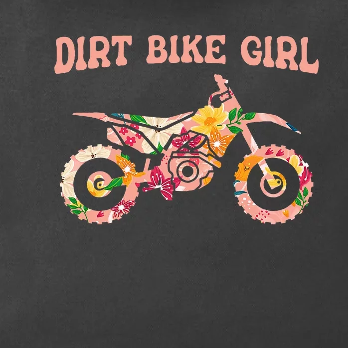 Funny Dirt Bike Motocross Dirt Biking Dirt Bike Girl Zip Tote Bag