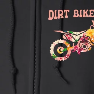 Funny Dirt Bike Motocross Dirt Biking Dirt Bike Girl Full Zip Hoodie