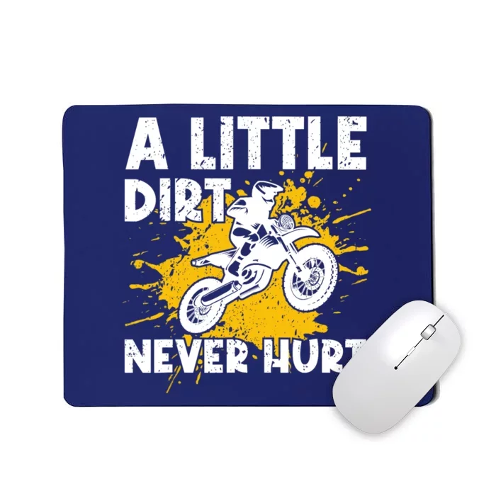 Funny Dirt Bike Design For Motocross Riding Mousepad