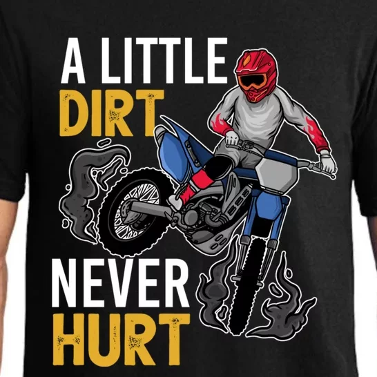 Funny Dirt Bike Design For Boy Girl Motorbike Racing Pajama Set