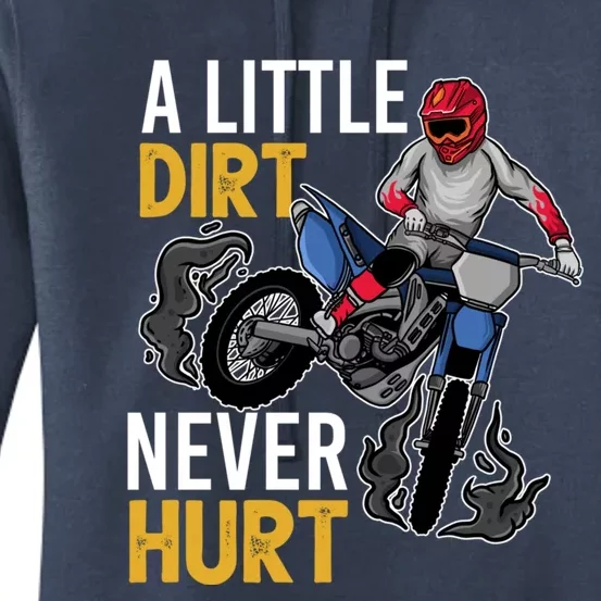 Funny Dirt Bike Design For Boy Girl Motorbike Racing Women's Pullover Hoodie