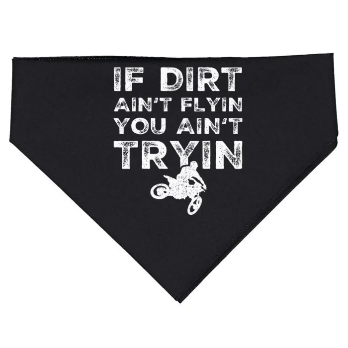 Funny Dirt Bike Riding Mx Motocross Rider Supercross USA-Made Doggie Bandana