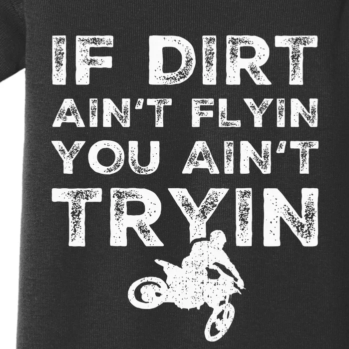 Funny Dirt Bike Riding Mx Motocross Rider Supercross Baby Bodysuit