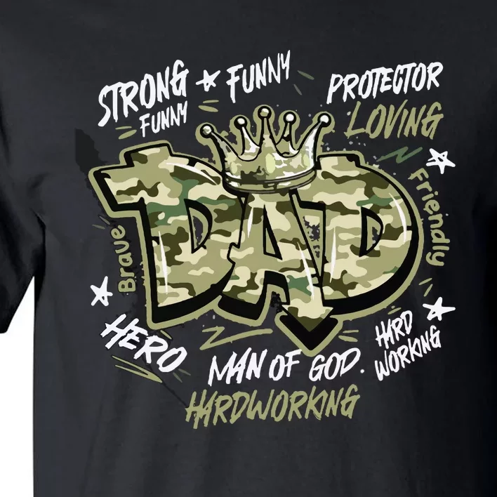 Fathers Day Best Dad Ever Tall T-Shirt