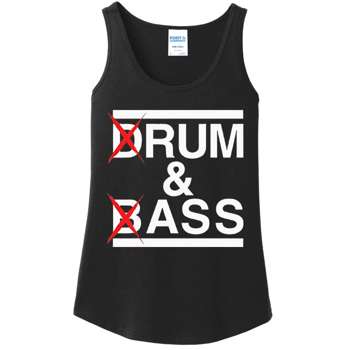 Funny Drum & Bass Rum & Ass Lovers Ladies Essential Tank