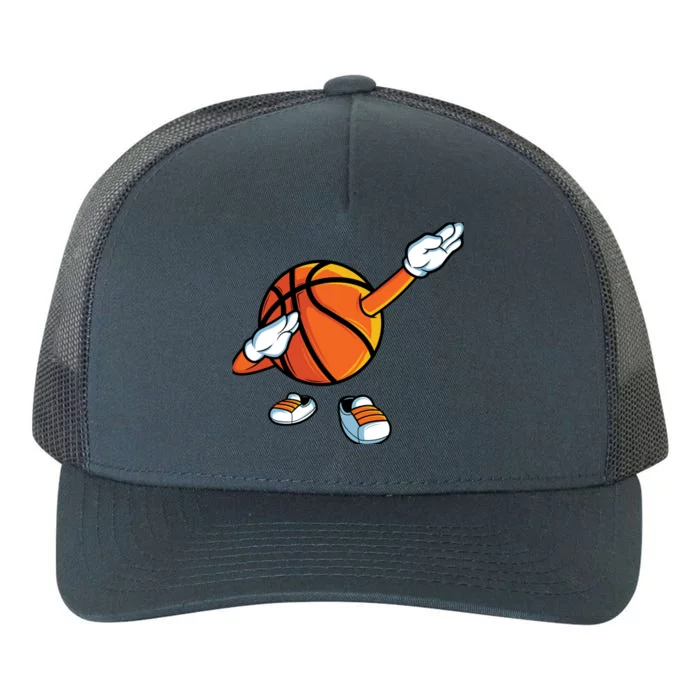 Funny Dabbing Basketball Dancing Ball Game In Shoes For Boy Yupoong Adult 5-Panel Trucker Hat