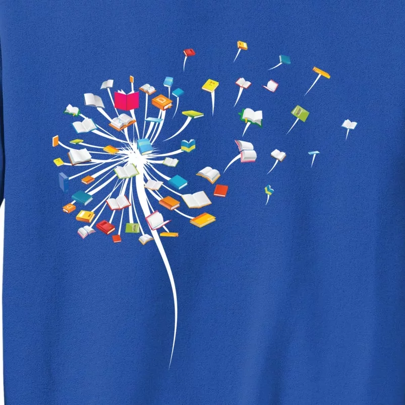 Funny Dandelion Books Gift For Reading Lover Great Gift Tall Sweatshirt