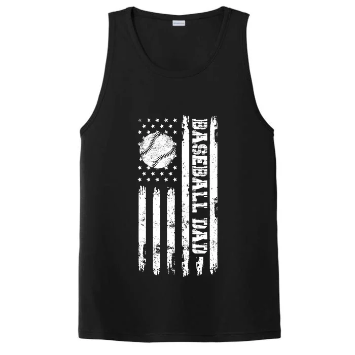 Fathers Day Baseball Dad Gifts Dad Baseball Performance Tank