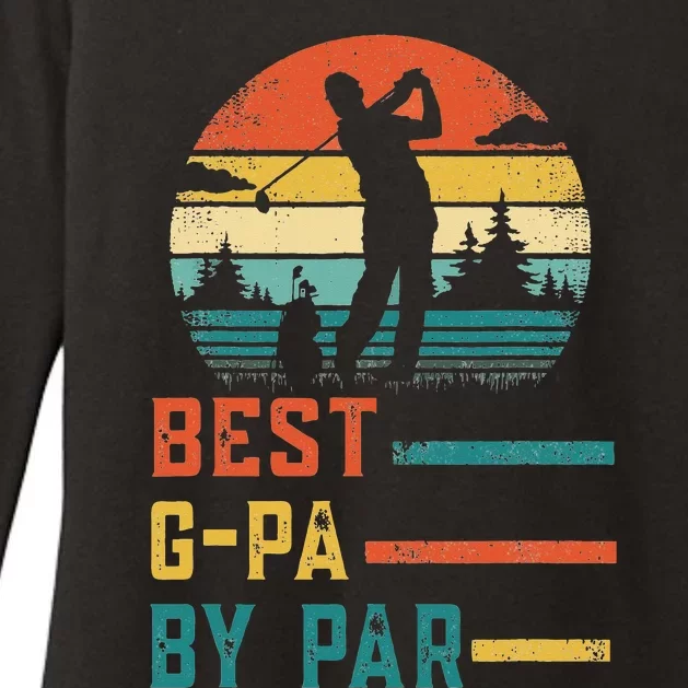 Father's Day Best G-Pa By Par Golf Gifts For Dad Grandpa Womens CVC Long Sleeve Shirt