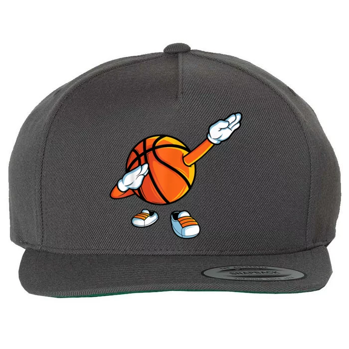 Funny Dabbing Basketball Dancing Ball Game In Shoes For Wool Snapback Cap