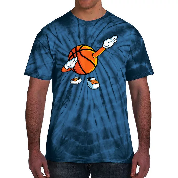 Funny Dabbing Basketball Dancing Ball Game In Shoes For Tie-Dye T-Shirt