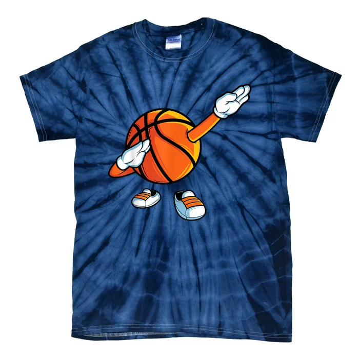 Funny Dabbing Basketball Dancing Ball Game In Shoes For Tie-Dye T-Shirt