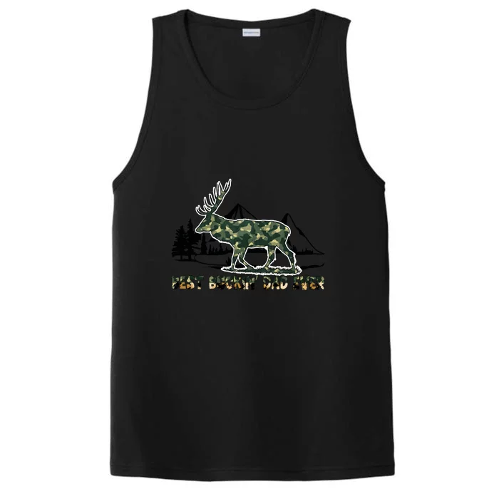 Fathers Day Best Buckin Dad Ever Father Camo Performance Tank