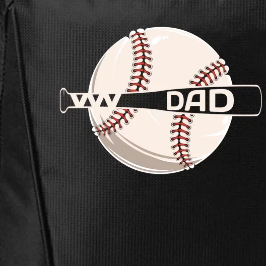 Father's Day Baseball Dad Sport Lover Gift City Backpack