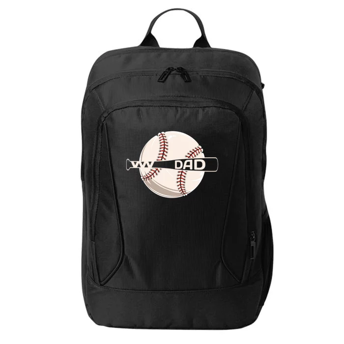 Father's Day Baseball Dad Sport Lover Gift City Backpack