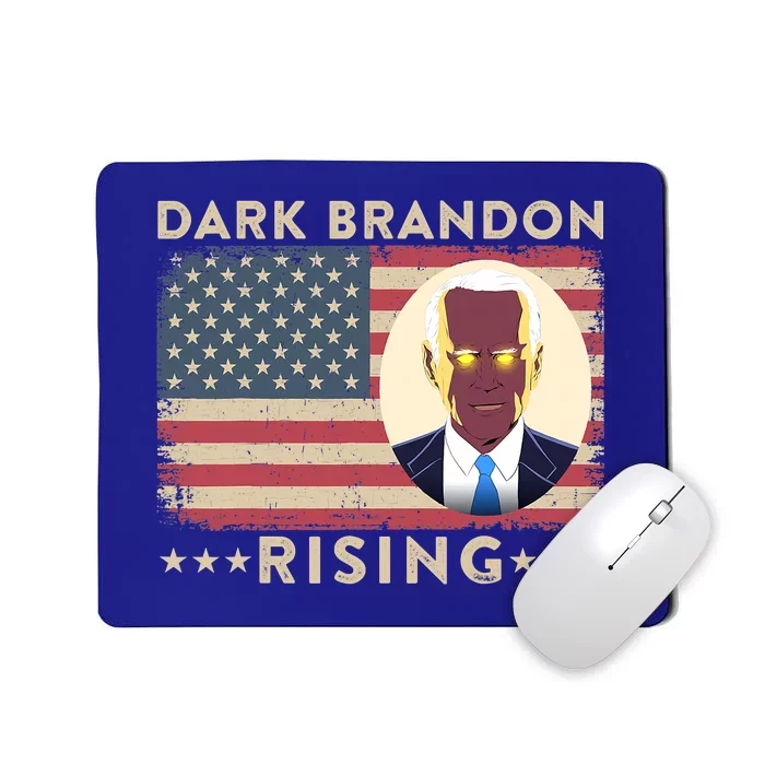 Funny Dark Brandon Is Rising Pro Biden USA Flag Mousepad