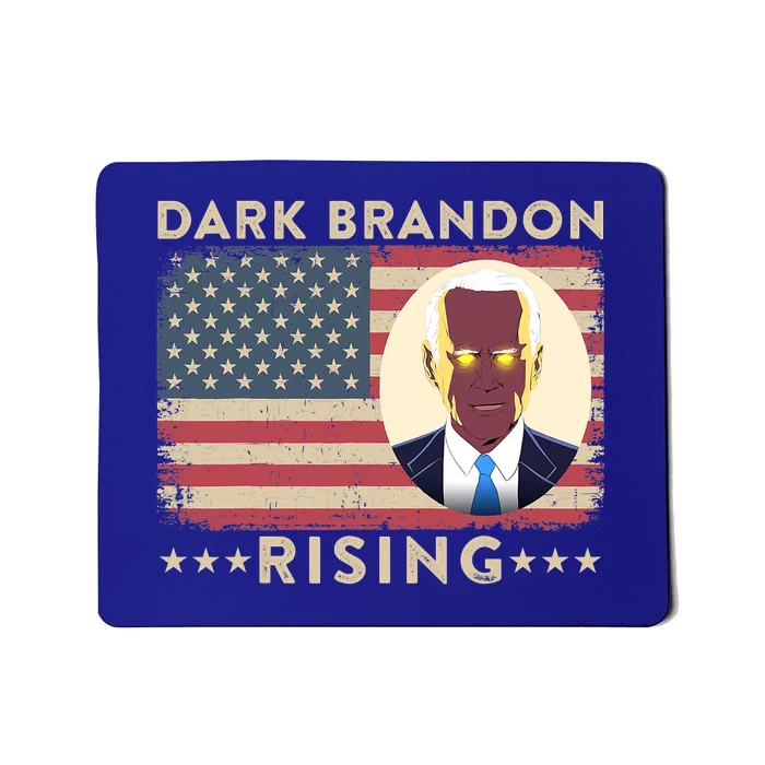 Funny Dark Brandon Is Rising Pro Biden USA Flag Mousepad