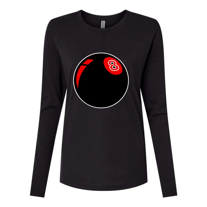 Father's Day BILLIARDS(snooker) 8 Ball Pool Player Gift For Dad Womens Cotton Relaxed Long Sleeve T-Shirt