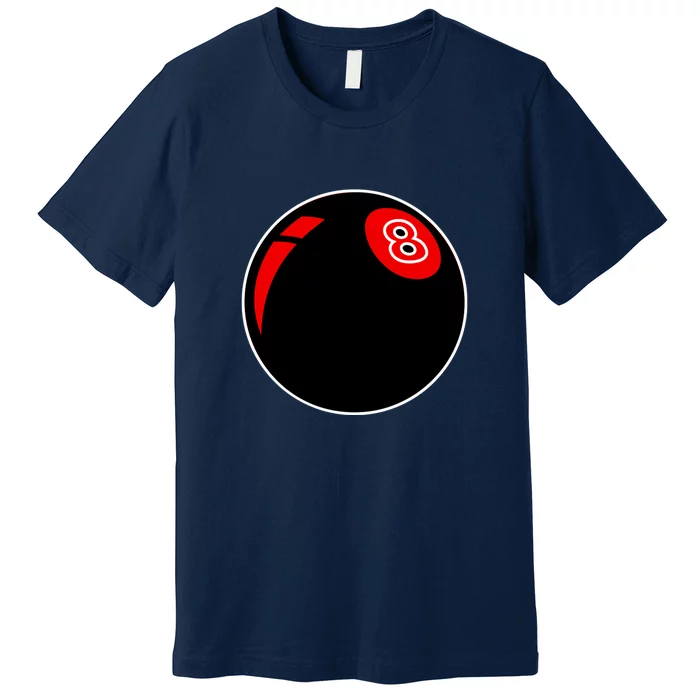 Father's Day BILLIARDS(snooker) 8 Ball Pool Player Gift For Dad Premium T-Shirt