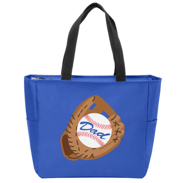 Father's Day Baseball Dad Sport Lover Cool Gift Zip Tote Bag