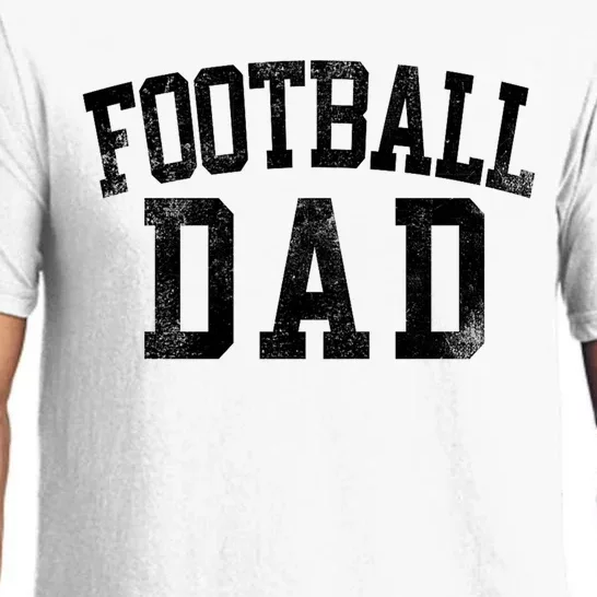 Football Dad Birthday Classic Bold Font Football Daddy Pajama Set