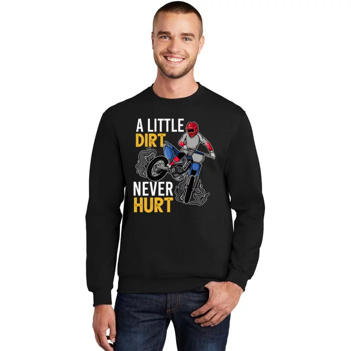 Funny Dirt Bike Design For Boys Girls Motorbike Racing Sweatshirt