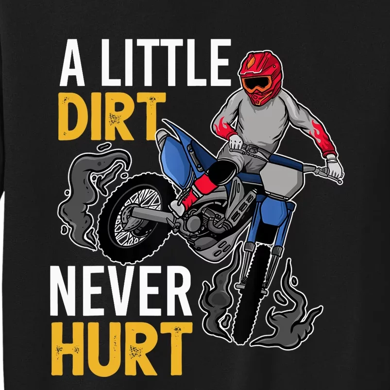 Funny Dirt Bike Design For Boys Girls Motorbike Racing Sweatshirt