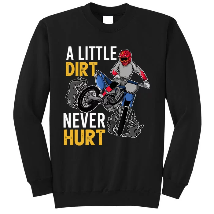 Funny Dirt Bike Design For Boys Girls Motorbike Racing Sweatshirt