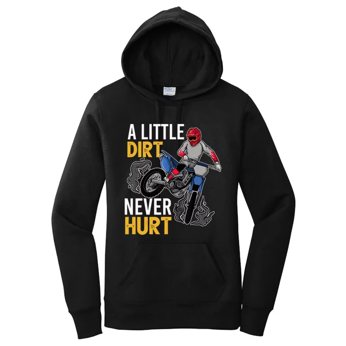 Funny Dirt Bike Design For Boys Girls Motorbike Racing Women's Pullover Hoodie