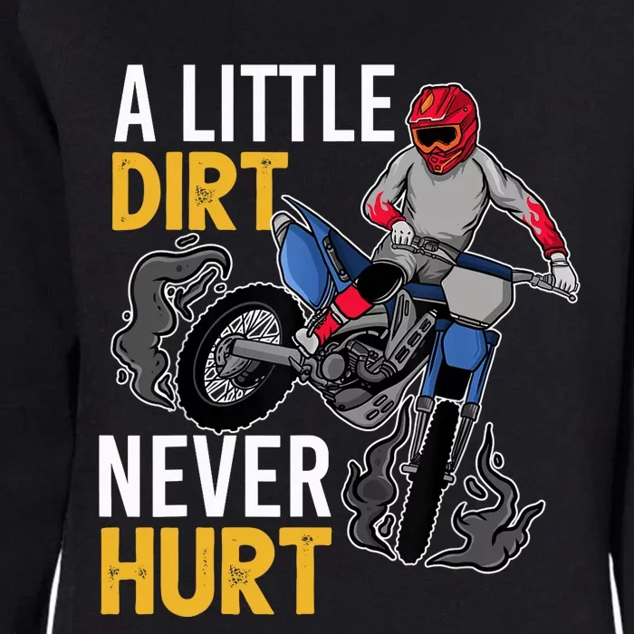 Funny Dirt Bike Design For Boys Girls Motorbike Racing Womens California Wash Sweatshirt