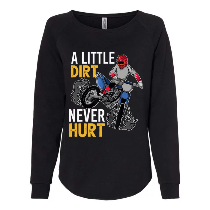 Funny Dirt Bike Design For Boys Girls Motorbike Racing Womens California Wash Sweatshirt