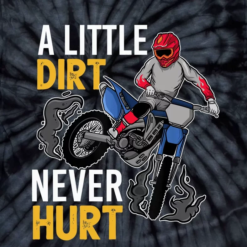 Funny Dirt Bike Design For Boys Girls Motorbike Racing Tie-Dye T-Shirt