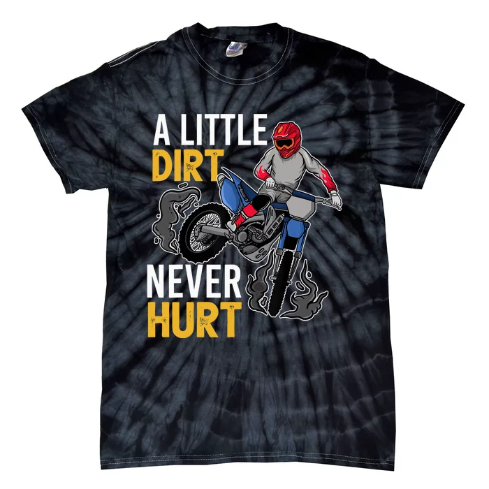 Funny Dirt Bike Design For Boys Girls Motorbike Racing Tie-Dye T-Shirt