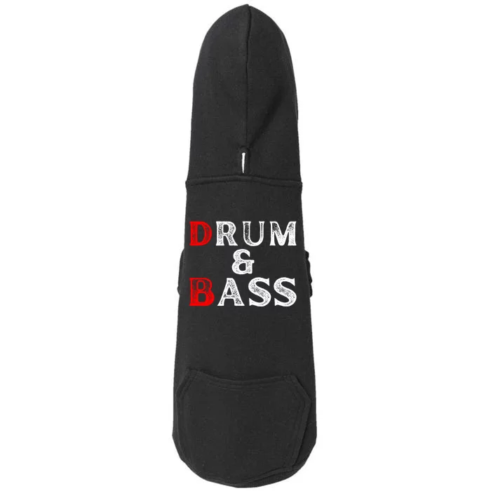 Funny Drum & Bass Rum & Ass Lovers Doggie 3-End Fleece Hoodie