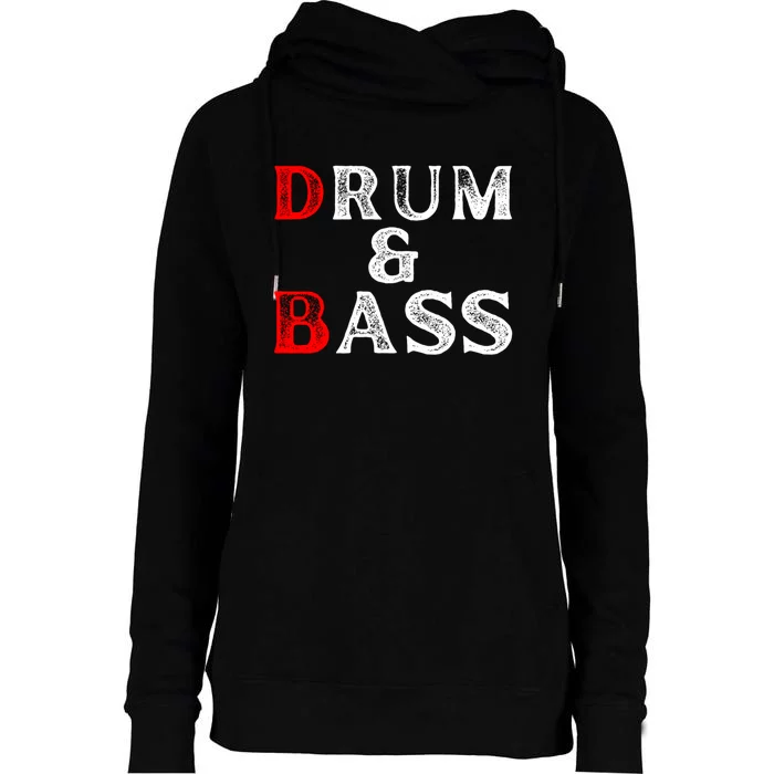 Funny Drum & Bass Rum & Ass Lovers Womens Funnel Neck Pullover Hood