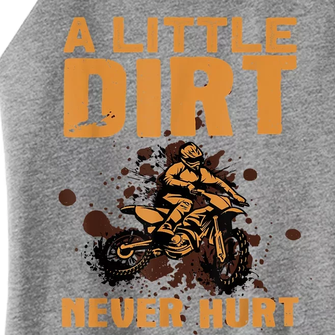 Funny Dirt Bike For Men Women Motocross Dirtbike Lover Women’s Perfect Tri Rocker Tank