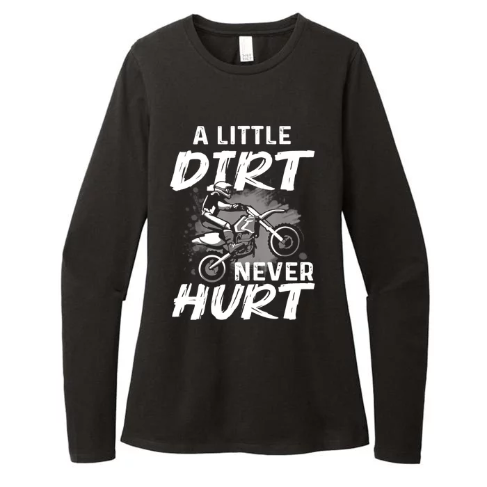 Funny Dirt Bike Gift For Boys Motorcycle Motocross Biker Womens CVC Long Sleeve Shirt