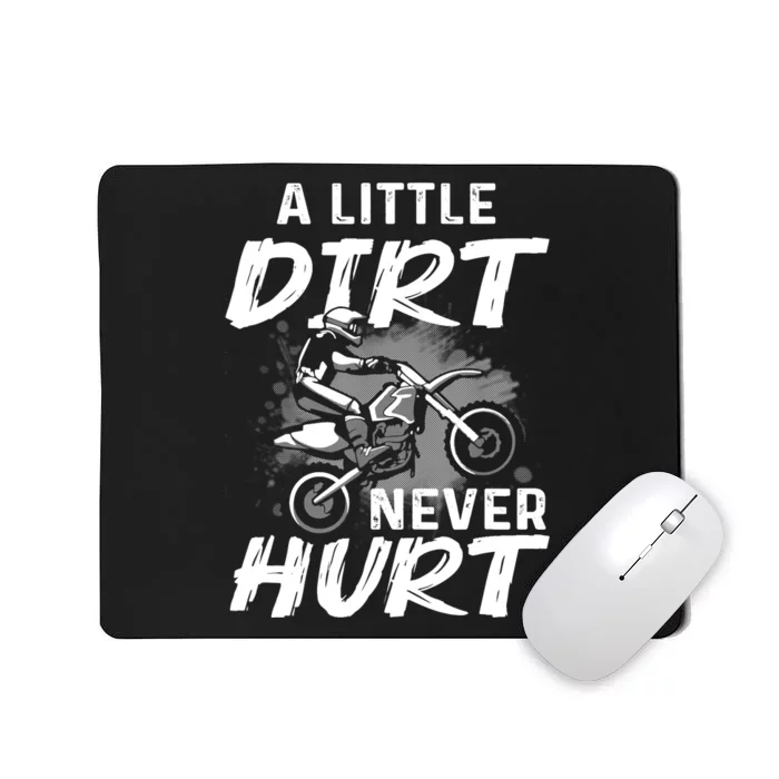 Funny Dirt Bike Gift For Boys Motorcycle Motocross Biker Mousepad