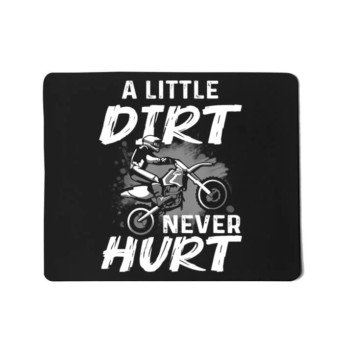 Funny Dirt Bike Gift For Boys Motorcycle Motocross Biker Mousepad