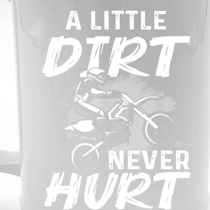 Funny Dirt Bike Gift For Boys Motorcycle Motocross Biker Front & Back Beer Stein