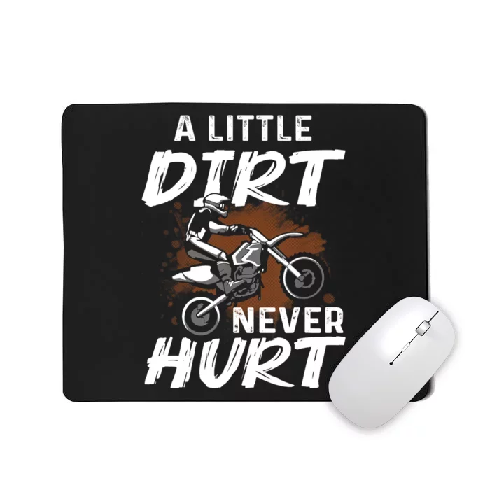 Funny Dirt Bike Gift For Boys Motorcycle Motocross Biker Mousepad