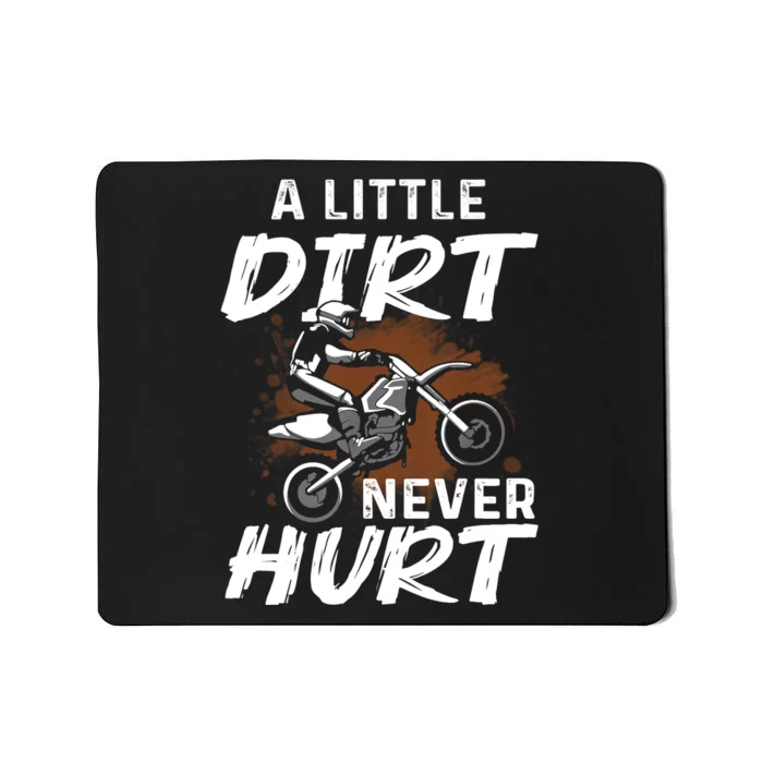 Funny Dirt Bike Gift For Boys Motorcycle Motocross Biker Mousepad