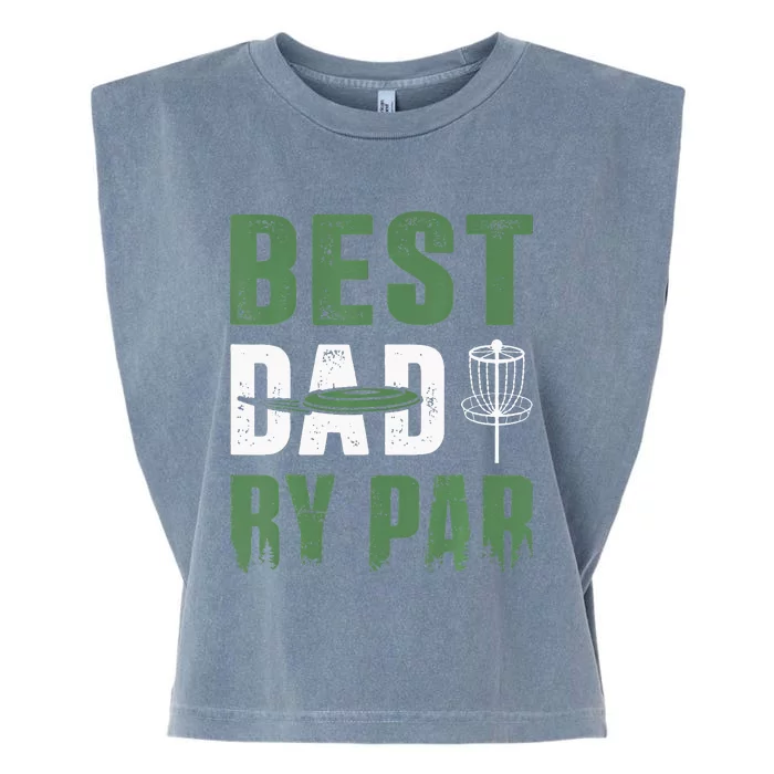 Fathers Day Best Cat Dad By Par Cheer Dad Garment-Dyed Women's Muscle Tee