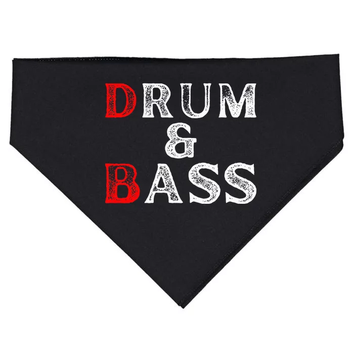 Funny Drum & Bass Rum & Ass Lovers USA-Made Doggie Bandana