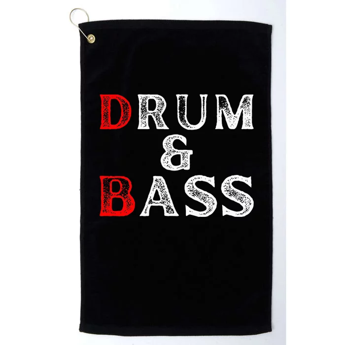 Funny Drum & Bass Rum & Ass Lovers Platinum Collection Golf Towel