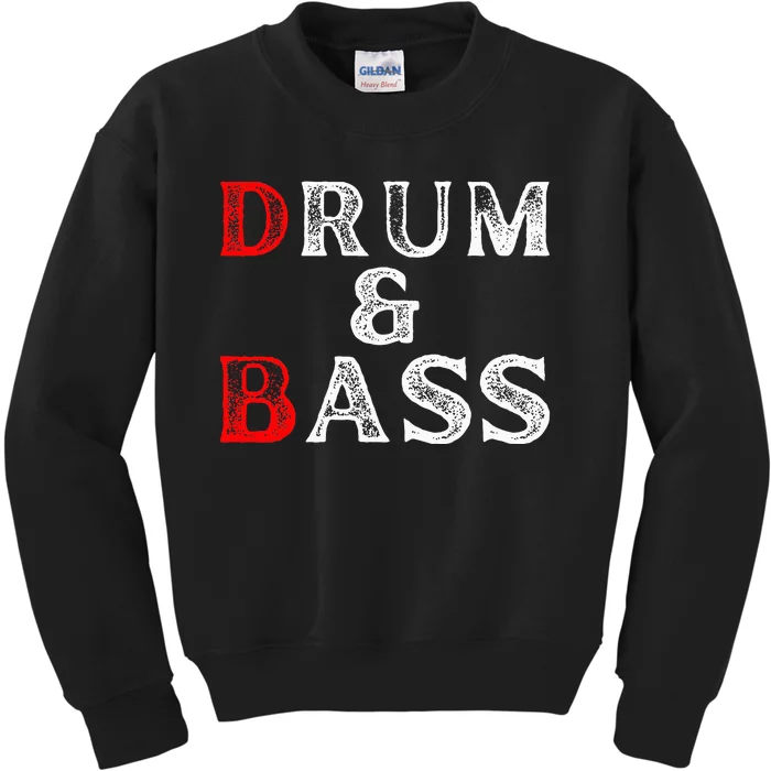 Funny Drum & Bass Rum & Ass Lovers Kids Sweatshirt