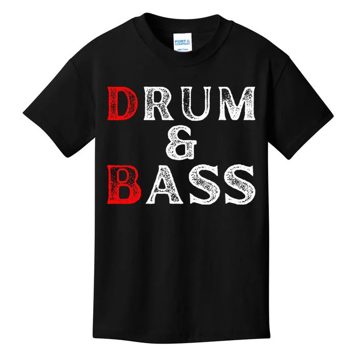 Funny Drum & Bass Rum & Ass Lovers Kids T-Shirt