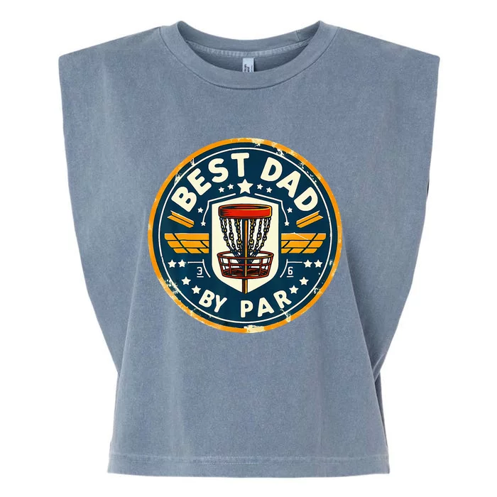 Fathers Day Best Cat Dad By Par Funny Cheer Dad Garment-Dyed Women's Muscle Tee